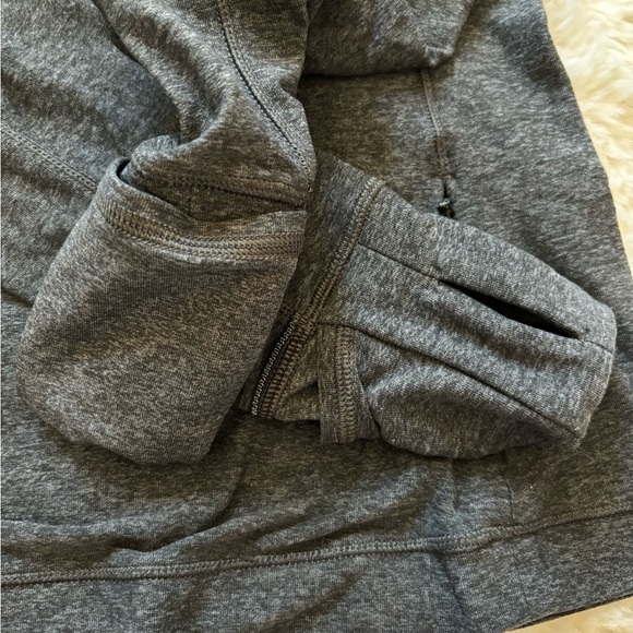 Lululemon It's Rulu Run Long Sleeve Shirt, Heathered Graphite Grey/Black, 4 - Picture 5 of 7